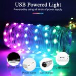 LED Guirlande lumineuse Bluetooth - USB - App Control RGB - 5 Mètres + Télécommande – Image 8