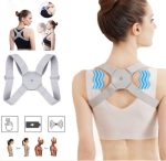 Correcteur De Posture Avec Rappel De Vibration Du Capteur Intelligent - Orthèse Supérieure Du Dos & Épaules - Ajustable