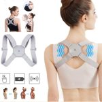 Correcteur De Posture Avec Rappel De Vibration Du Capteur Intelligent - Orthèse Supérieure Du Dos & Épaules - Ajustable