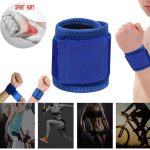 Lot De Deux Protèges De Poignets Des Mains - Bleu