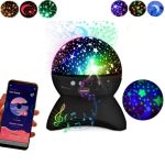 Lampe de Projection de Ciel Étoilé Bluetooth - Speaker - USB - Carte Mémoire - Musique - Noir