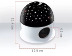 Lampe Projecteur LED Étoiles Multicolores - Haut-Parleur - Bluetooth - Blanc – Image 8