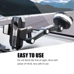 Support De Téléphone Pour Pare-Brise De Voiture - Ventouse - Support De Téléphone Pour Tableau De Bord De Voiture – Image 7