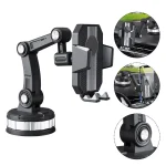 Support De Téléphone Pour Pare-Brise De Voiture - Ventouse - Support De Téléphone Pour Tableau De Bord De Voiture – Image 2