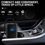 Pompe À Pneus Portable - Haute Qualité - 120 W - Affichage clair - Rechargeable – Image 9