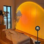 Lampe de projecteur - LED 4 couleurs - Lampadaire rotatif arc-en-ciel à 180 degrés - Lampe USB – Image 8