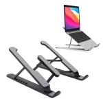 Support Pliable Pour Ordinateur Portable et Tablette Jusqu'à 15 Pouces - Gain De Place - 6 Niveaux De Réglage – Image 7