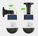 Lampe Solaire avec Détecteur De Mouvement forme Caméra Surveillance et avec Télécommande – Image 8