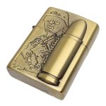 Coffret Briquet De Luxe Métallique 3D Recharge De Liquide – Image 2