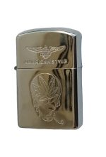 Coffret Briquet De Luxe Métallique 3D Avec Filtre à Cigarette à Tabac Réutilisable Et Recharge De Liquide – Image 3