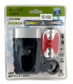 Kit D'éclairage De Vélo À Piles Avant Et Arrière - Rechargeable - Résistante À L'eau – Image 10