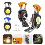 Mini Lampe Torche Multifonction 5 en 1 - Rechargeable - Résistante à L'eau