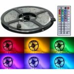Bande LED RGB 5050 - Résistante À L'eau  - 5 M - Télécommande – Image 2