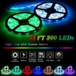 Bande LED RGB 5050 - Résistante À L'eau  - 5 M - Télécommande – Image 3