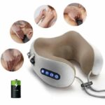 Coussin De Massage Cervical en Forme De U - Rechargeable - Portable - 3 Mode