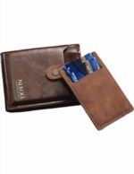 Portefeuille Avec Porte-cartes En Cuir Pour Homme - Design Élégant à Deux Volets - Avec Porte-Monnaie Intérieur - Porte-Cartes - Fermeture Éclair - Qualité Supérieure – Image 5