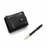 Portefeuille Avec Porte Cartes En Cuir Pour Homme - Design Élégant à Deux Volets - Avec Porte-Monnaie Intérieur - Porte-Cartes - Fermeture Éclair - Qualité Supérieure – Image 3