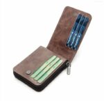 Portefeuille Avec Porte-cartes En Cuir Pour Homme - Design Élégant à Deux Volets - Avec Porte-Monnaie Intérieur - Porte-Cartes - Fermeture Éclair - Qualité Supérieure – Image 8