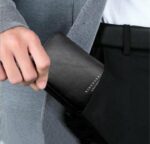 Portefeuille Homme en Cuir Synthétique Avec Fermeture Éclair - Compartiment Pour Billets et Cartes - 11 Emplacements - Haute Qualité - Noir – Image 7