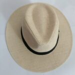 Chapeau De Soleil Unisexe - Large Bord - Élégant et Pratique - Beige Clair Naturel – Image 4