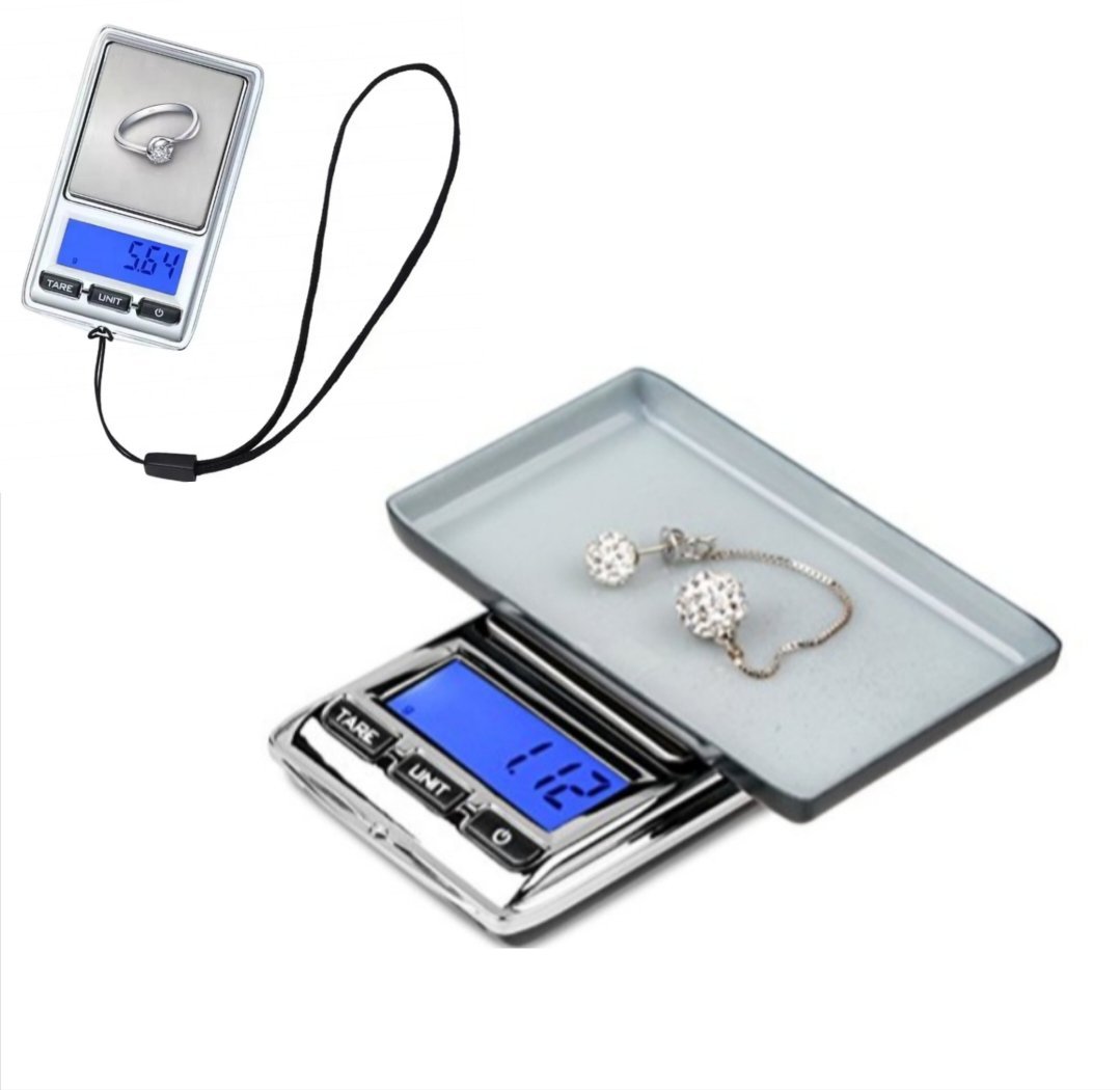 1000023365.jpg Mini Balance Numérique De Poche – 0,01g / 200g – Écran LCD - Pour L’or et Les Bijoux + Pochette – Image 1