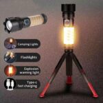 Lampe Torche / Lanterne de Camping 2-en-1 Rechargeable – Ètanche - NEO TOOLS 99-131