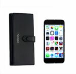 Portefeuille De Luxe Pour Femme Avec Porte-Monnaie - 100 % Cuir Véritable - Multifonctionnel - Grande Capacité - Noir – Image 4