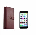 Portefeuille De Luxe Pour Femme Avec Porte-Monnaie - 100 % Cuir Véritable - Multifonctionnel - Grande Capacité - Rouge Bordeaux – Image 3