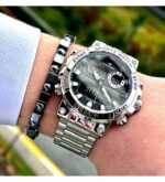 Montre Naviforce NF9237 Double Affichage - Acier Inoxydable - Quartz & Numérique – Image 4