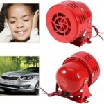 Sirène Électrique D'Alarme Incendie MS - 190 AC 220V - 114dB