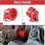 Sirène Électrique D'Alarme Incendie MS - 190 AC 220V - 114dB – Image 2