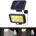 Applique Murale Solaire 3 Modes -  Détecteur de Mouvement PIR - Étanche IP65 (100/120 COB) – Image 8