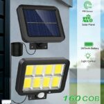 Applique Murale Solaire 3 Modes -  Détecteur de Mouvement PIR - Étanche IP65 (100/120 COB) – Image 5