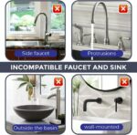 Tapis d'évier de robinet en silicone et porte savon et chiffon 2 en 1 - Noir – Image 12