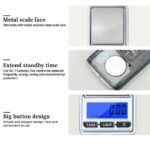 Mini Balance Numérique De Poche – 0,01g / 200g – Écran LCD - Pour L’or et Les Bijoux + Pochette – Image 18