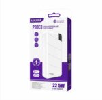 Power Bank Kaku KSC-1082 10 000 mAh - Charge Ultra-Rapide 22.5W avec Affichage LED - Blanc – Image 8