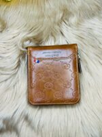 Portefeuille Court pour Homme - Pince à Billets Multi-Cartes - Grande Capacité - Simple - Beige – Image 7