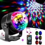 Lot De 3 Boule Disco - Éclairage DJ - 7 Modes De Couleur - Télécommande et Musique – Image 2