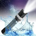 Lampe torche LED ultra-lumineuse - T6/L2/V6 - Embouts D'alimentation - Éclairage de Vélo - Rechargeable 6000 lumens 18650 – Image 3