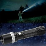 Lampe torche LED ultra-lumineuse - T6/L2/V6 - Embouts D'alimentation - Éclairage de Vélo - Rechargeable 6000 lumens 18650