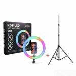 Ring Light Led Rgb Mj26 Avec Trépied 2 Metres – Image 6