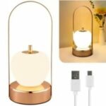 Lampe De Dable LED En Forme Pomme - Portable Et Rechargeable – Image 10