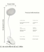 Lampe de Lecture LED à Pince - Flexible - Rechargeable USB – Image 9