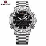 Montre Naviforce NF9237 Double Affichage - Acier Inoxydable - Quartz & Numérique