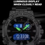 Montre Naviforce NF9237 Double Affichage - Acier Inoxydable - Quartz & Numérique – Image 6