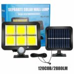 Applique Murale Solaire 3 Modes -  Détecteur de Mouvement PIR - Étanche IP65 (100/120 COB) – Image 9