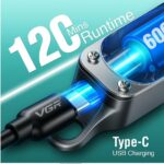 Tondeuse Cheveux Professionnelle VGR V-071 - Mini - Rechargeable USB-C - 2 Vitesses – Image 7