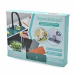 Tapis Égouttoir en Silicone pour Évier et Robinet - Anti-éclaboussures et Organisateur - Gris – Image 8