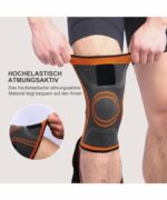 Genouillère De Compression Élastique - Réglable - Confortable - Haute Qualité  - Unisexe – Image 12