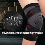 Genouillère De Compression Élastique - Réglable - Confortable - Haute Qualité - Unisexe – Image 3